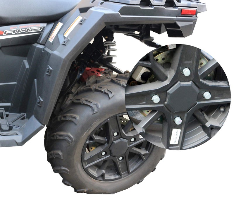 CPOWACE 1PC RZR Wheel Center Cap, Hub Caps Wheel Rim Cover Compatible with Polaris RZR 900 1000 XP Turbo 2014-2017,Replace 1522216-655 - Image 2